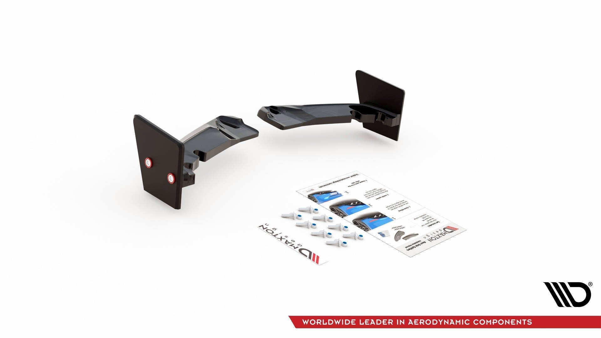 Prelungire splitter bara spate si flapsuri Toyota GR Yaris Mk4 2020- v3 - Maxton Design