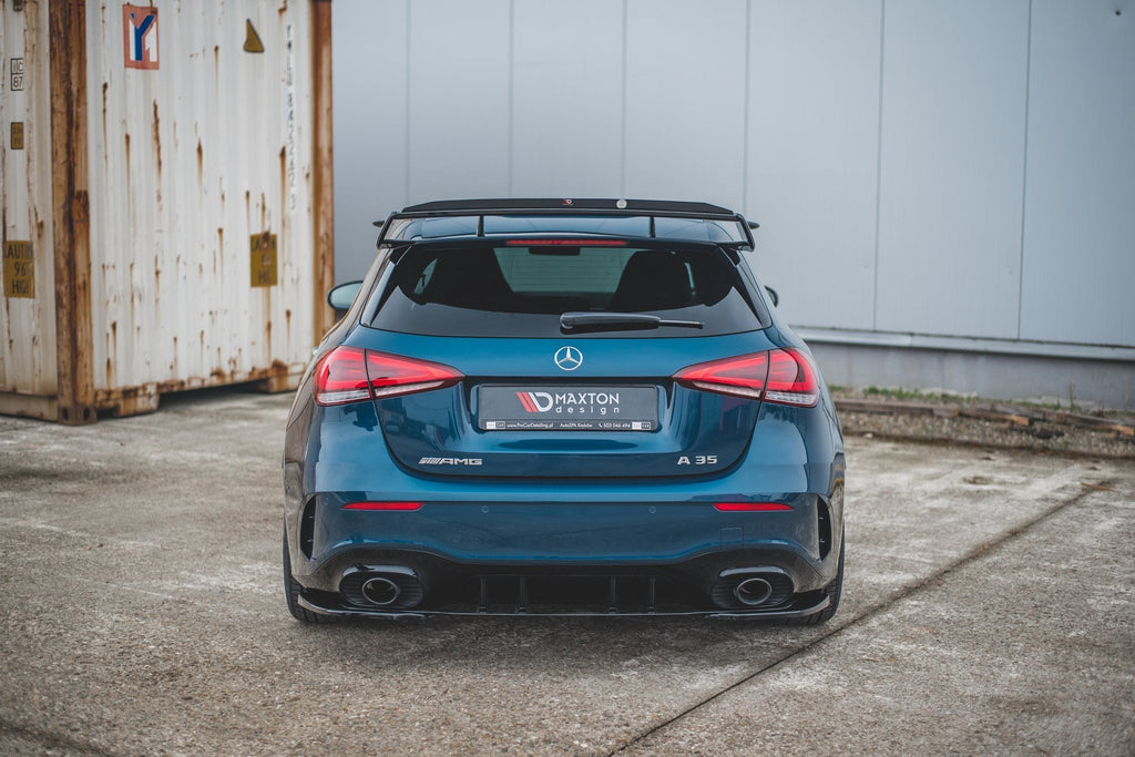 Prelungire splitter bara spate Mercedes A Class W177 A35 AMG 2018- v1 - Maxton Design