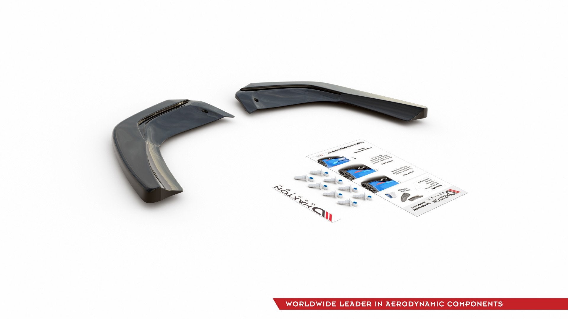Prelungire splitter bara spate Mercedes A Class W177 A35 AMG 2018- v1 - Maxton Design