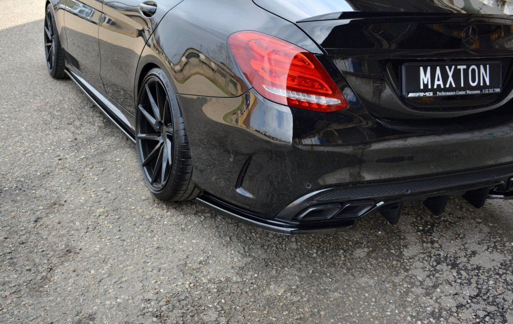 Prelungire splitter bara spate Mercedes C Class W205 C43 AMG 2018- v5 - Maxton Design