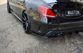 Prelungire splitter bara spate Mercedes C Class W205 C43 AMG 2018- v5 - Maxton Design