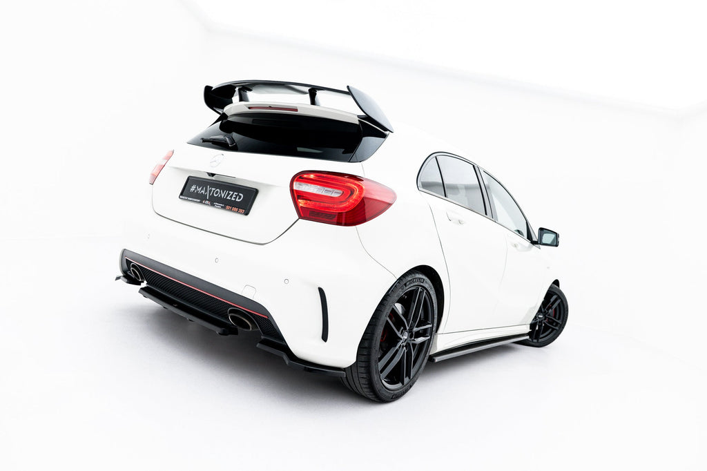 Prelungire splitter bara spate Mercedes A Class W176 Amg-Line 2013-2015 v2 - Maxton Design
