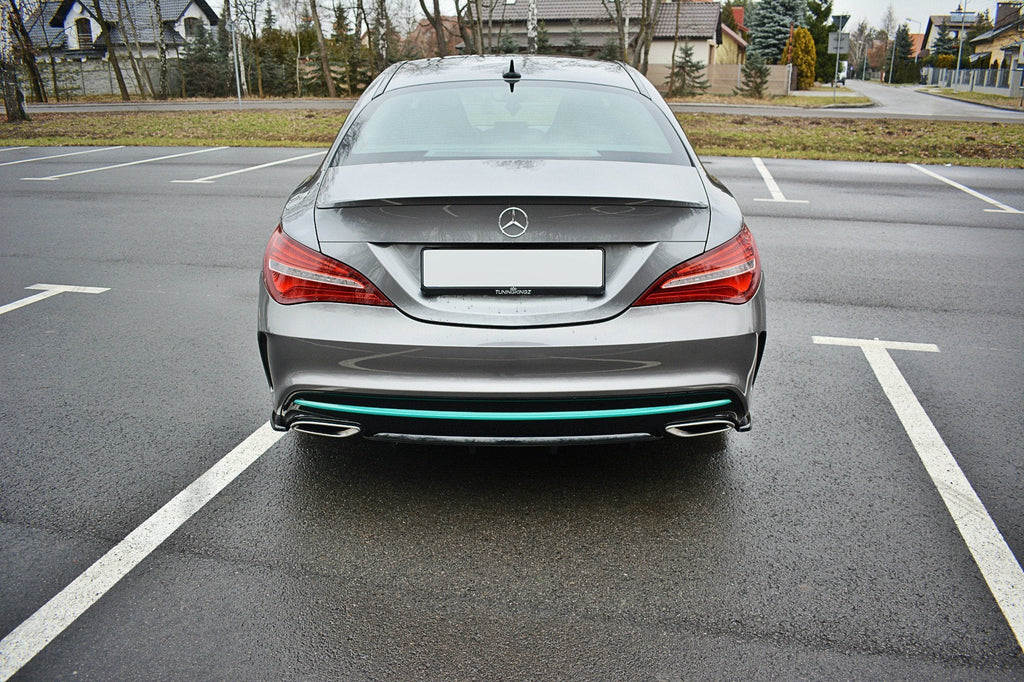 Prelungire splitter bara spate Mercedes CLA C117 Amg-Line Facelift 2017- v6 - Maxton Design