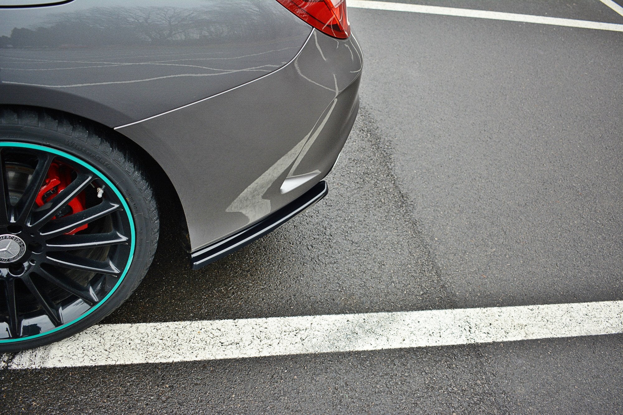 Prelungire splitter bara spate Mercedes CLA C117 Amg-Line Facelift 2017- v6 - Maxton Design