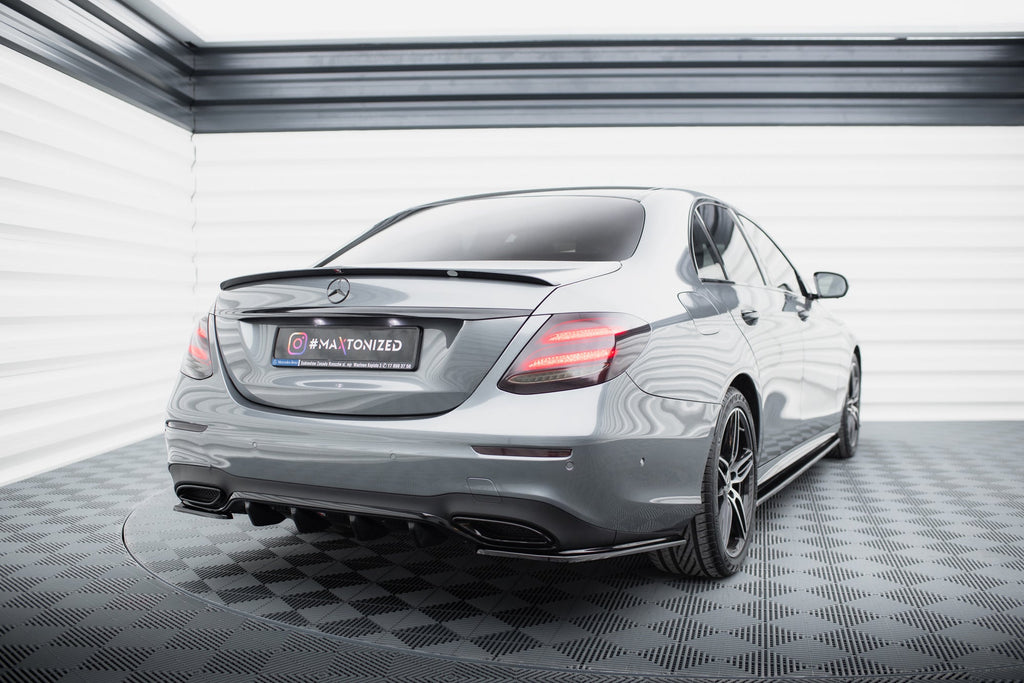 Prelungire splitter bara spate Mercedes E Class W213 Amg-Line E43 AMG 2016- v4 - Maxton Design