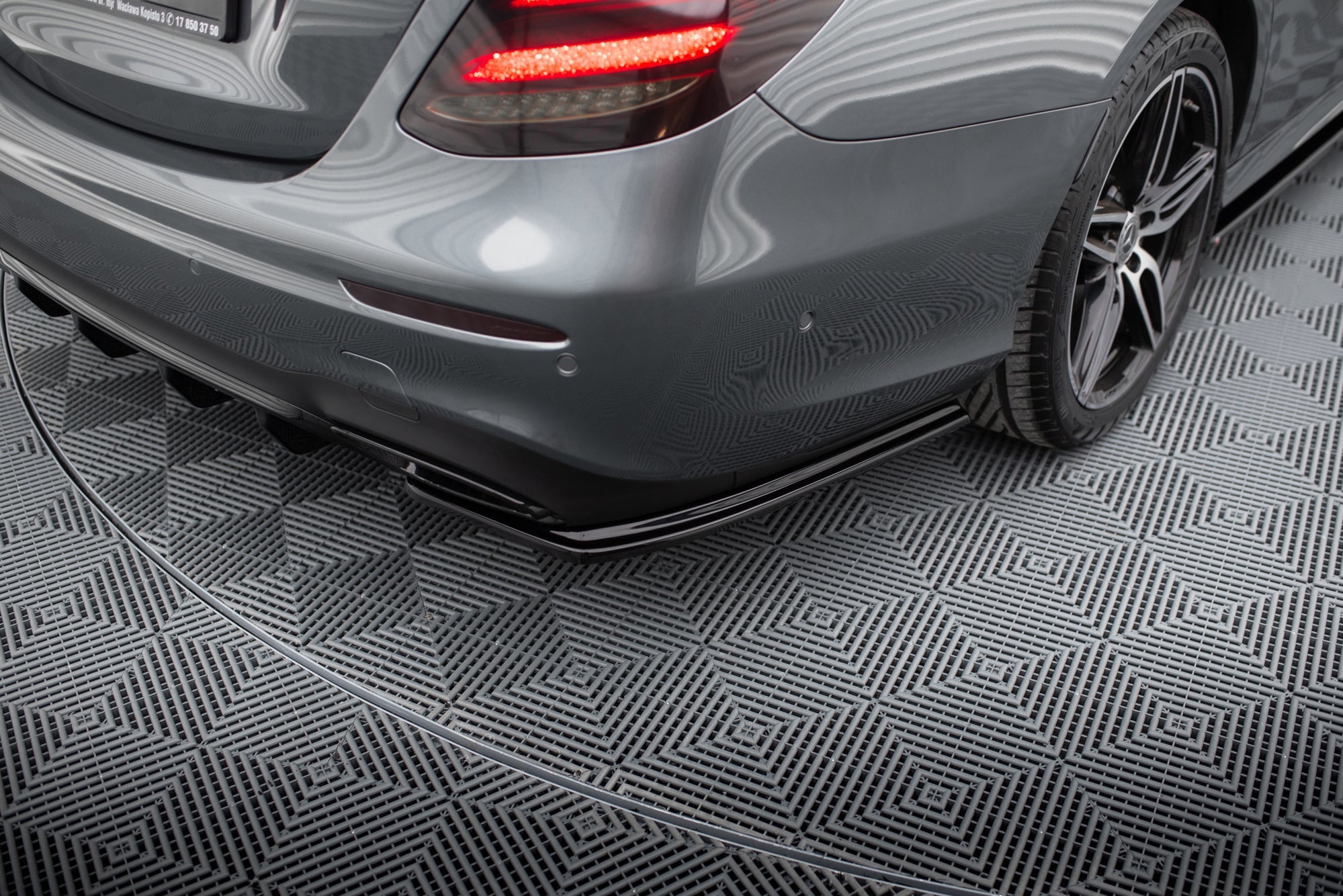Prelungire splitter bara spate Mercedes E Class W213 Amg-Line E43 AMG 2016- v4 - Maxton Design