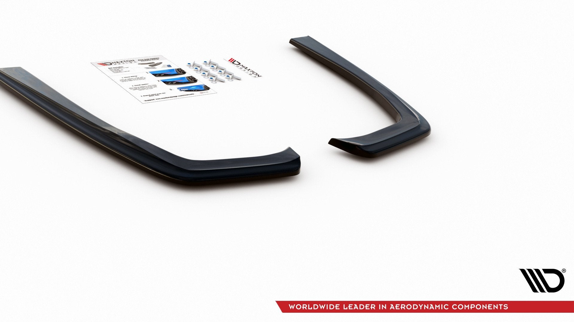 Prelungire splitter bara spate Mercedes E Class S123 E63 Amg Estate 2017- v5 - Maxton Design
