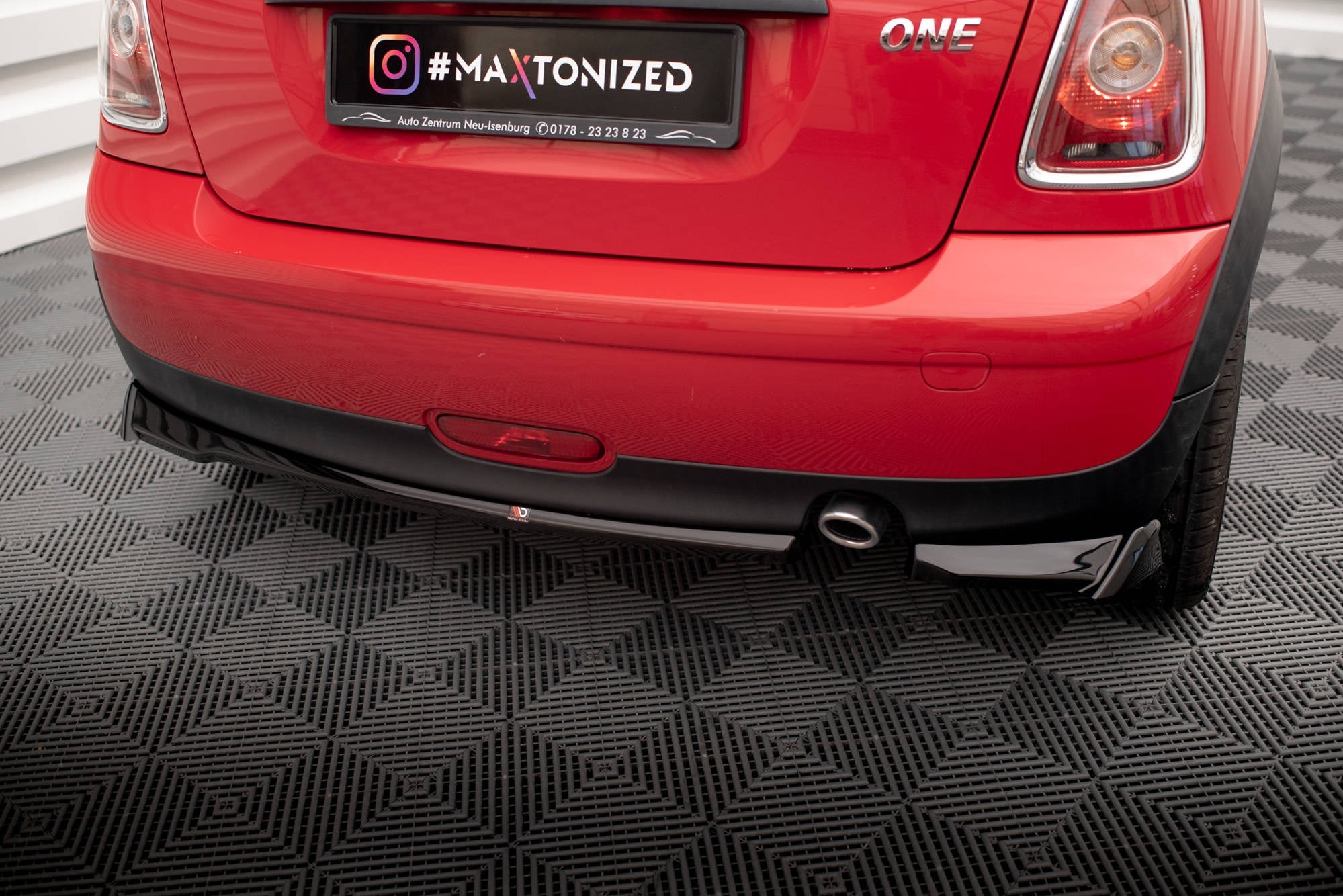 Prelungire splitter bara spate Mini One R56 2006-2010 v1 - Maxton Design