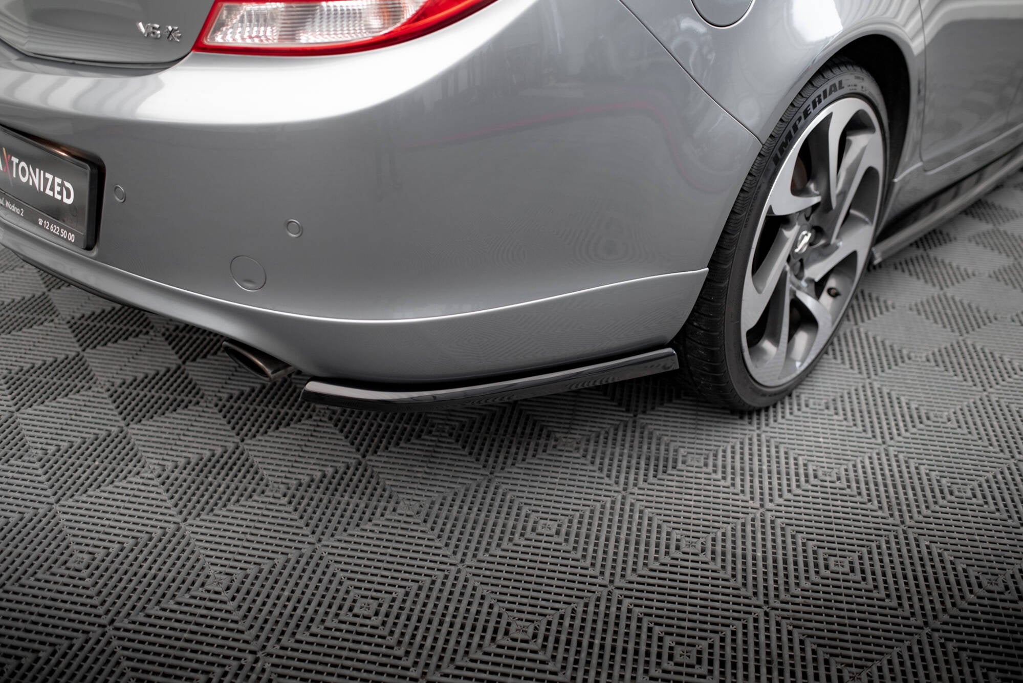 Prelungire splitter bara spate Opel Insignia OPC-Line Mk1 2008-2013 v4 - Maxton Design