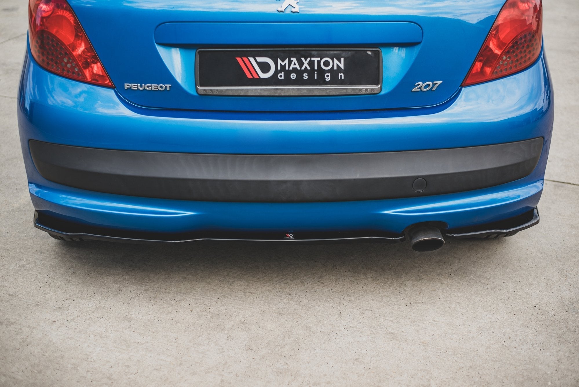 Prelungire splitter bara spate Peugeot 207 Sport 2006-2009 v1 - Maxton Design