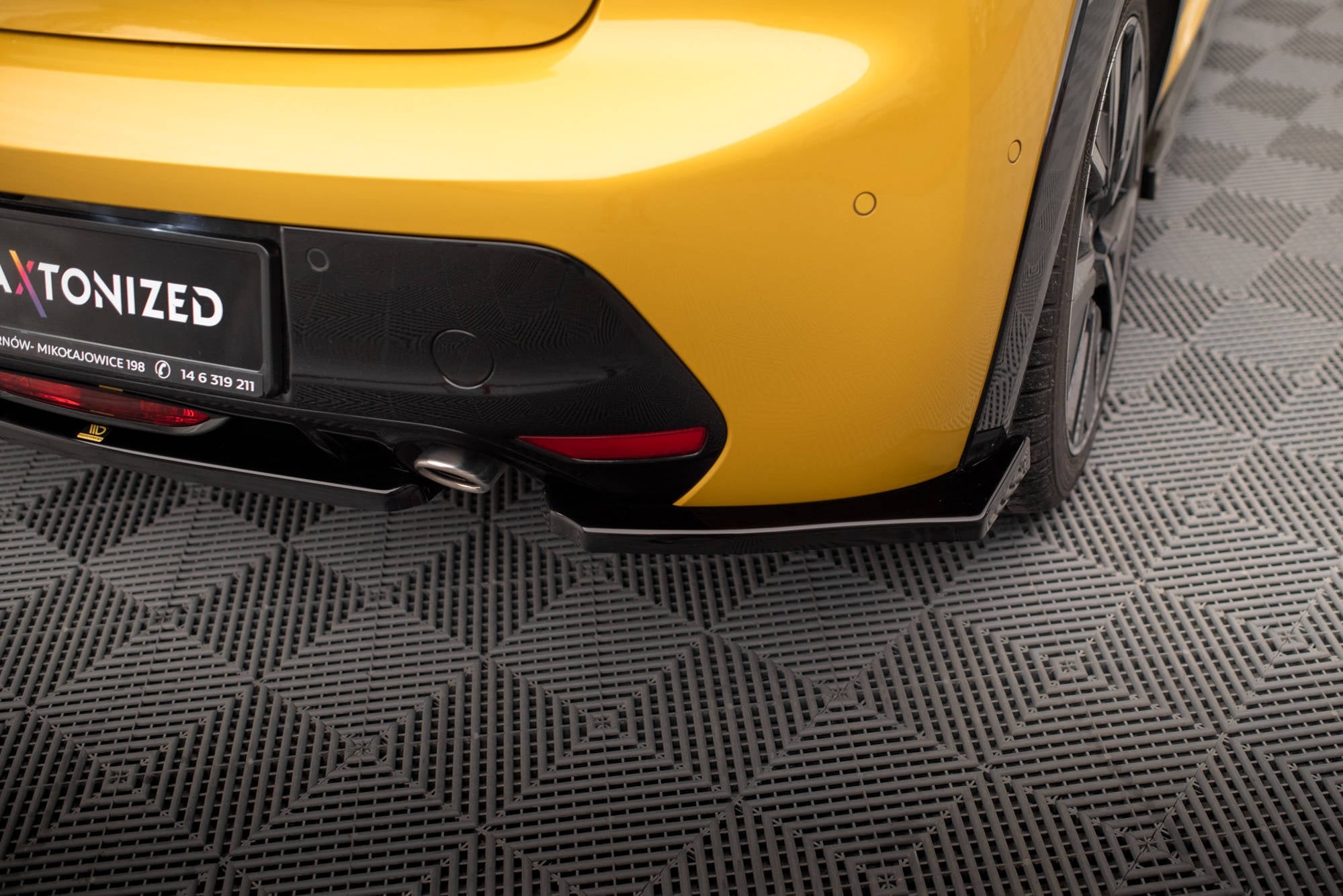 Prelungire splitter bara spate Peugeot 208 GT Mk2 2019- v5 - Maxton Design