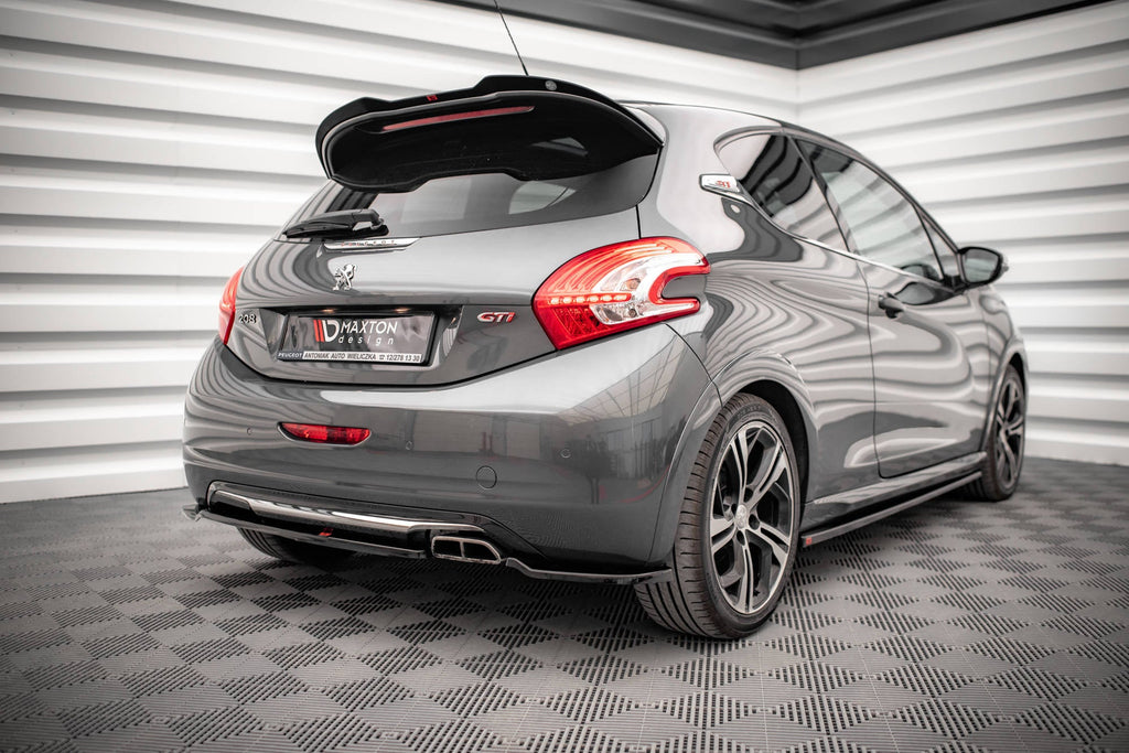 Prelungire splitter bara spate Peugeot 208 GTi Mk1 2013-2015 v3 - Maxton Design