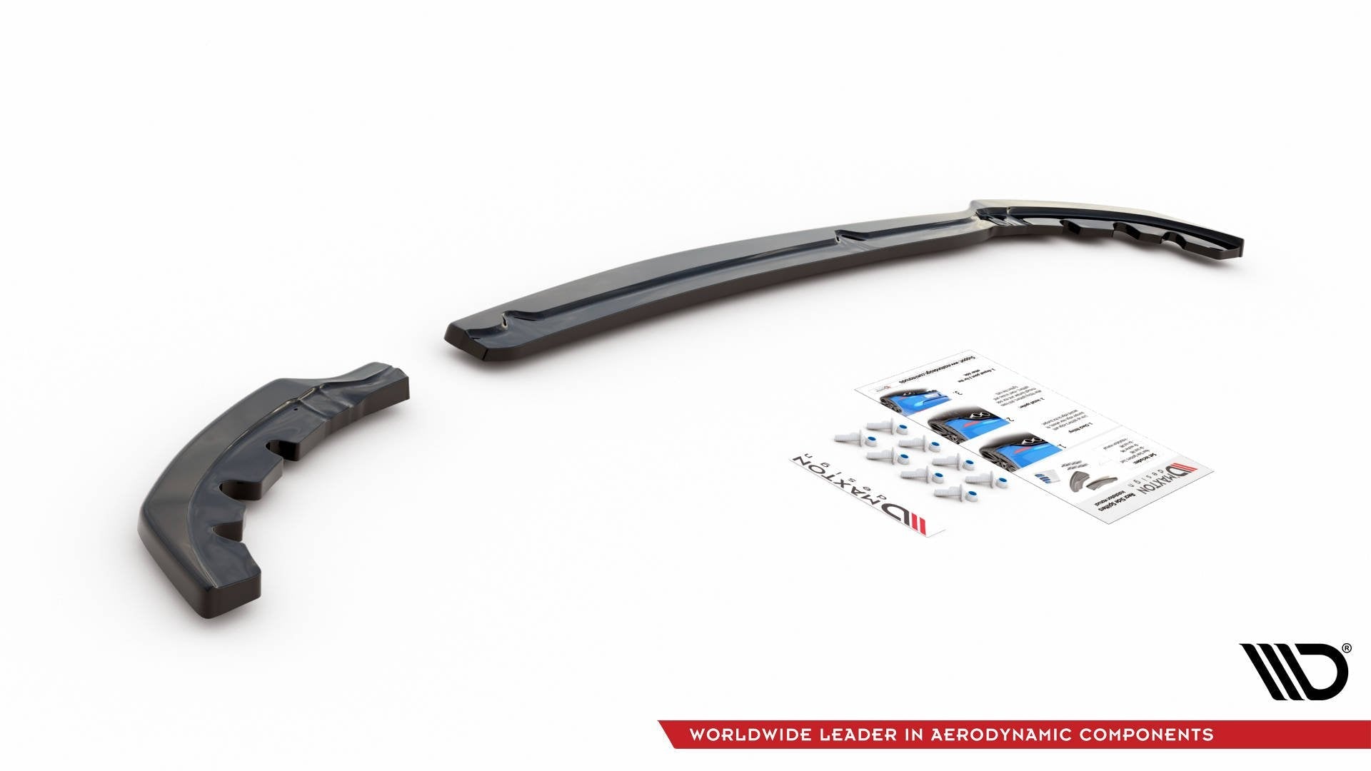 Prelungire splitter bara spate Peugeot 208 Mk2 2019- v2 - Maxton Design