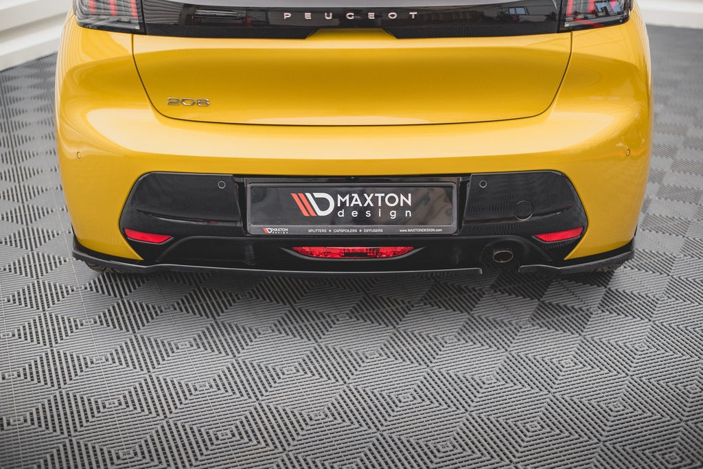 Prelungire splitter bara spate Peugeot 208 Mk2 2019- v2 - Maxton Design