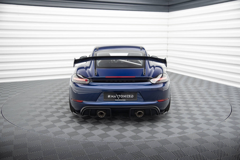Prelungire splitter bara spate Porsche 718 Cayman GT4 RS 982c 2021- v2 - Maxton Design