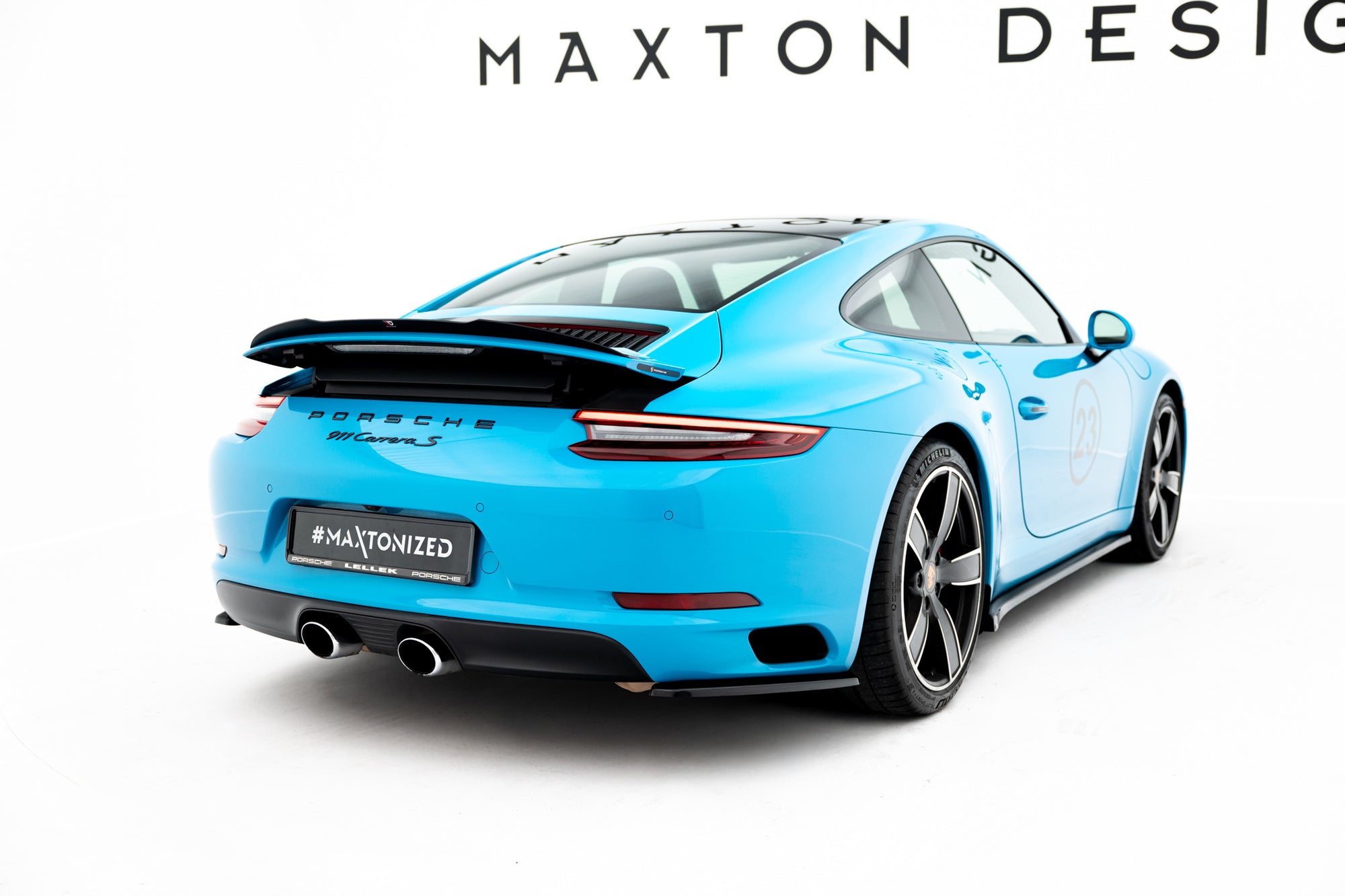 Prelugire splitter bara spate Porsche 911 Carrera 991 2011-2016 v1 - Maxton Design