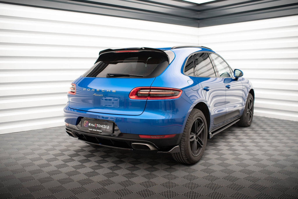 Prelungire splitter bara spate Porsche Macan Mk1 2014-2018 v3 - Maxton Design