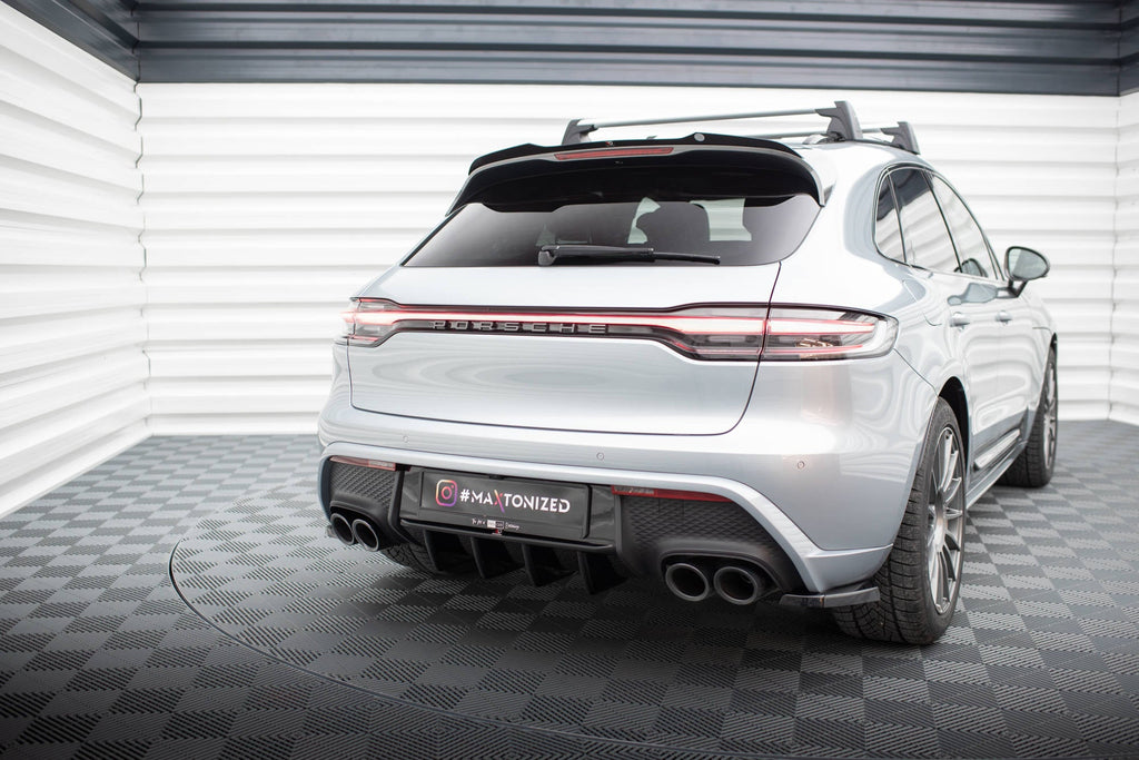 Prelungire splitter bara spate Porsche Macan Mk1 Facelift 2 2021- v5 - Maxton Design