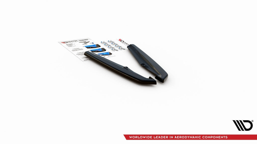 Prelungire splitter bara spate Porsche Panamera Turbo 970 Facelift 2013-2016 v1 - Maxton Design