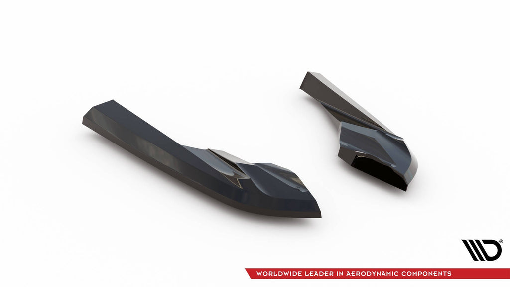 Prelungire splitter bara spate Porsche Taycan Cross Turismo 4S 2019- v2 - Maxton Design