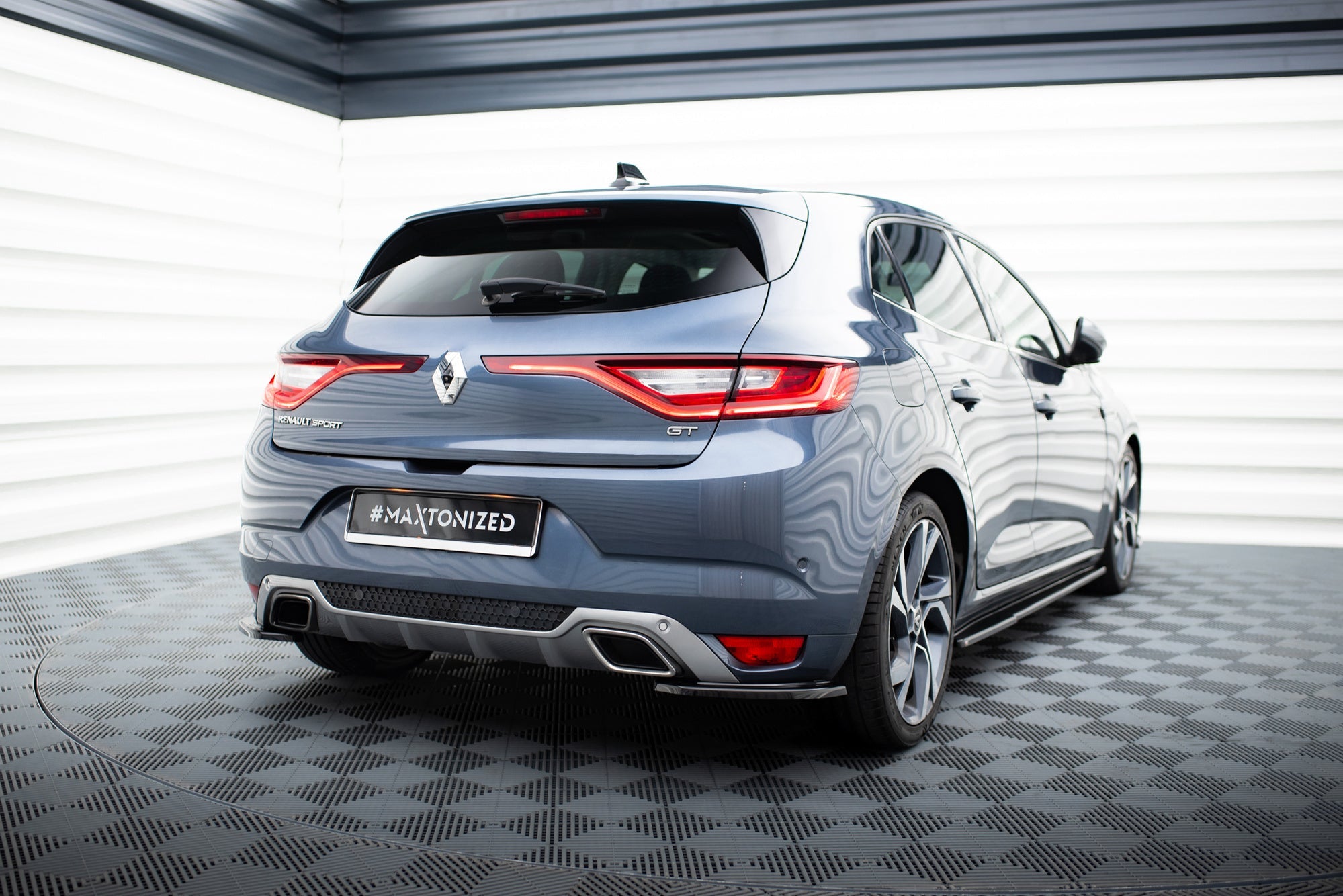 Prelungire splitter bara spate Renault Megane Mk4 GT-Line 2016- v3 - Maxton Design
