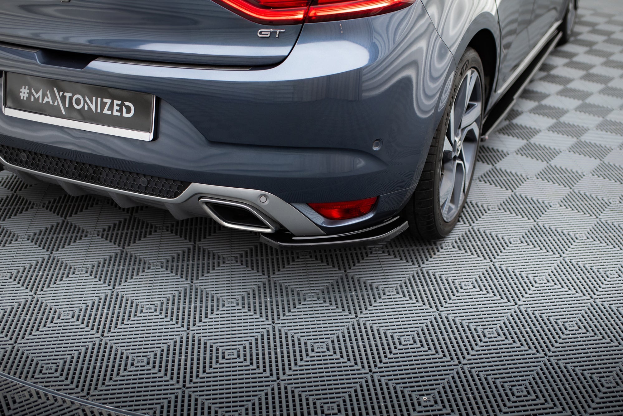Prelungire splitter bara spate Renault Megane Mk4 GT-Line 2016- v3 - Maxton Design