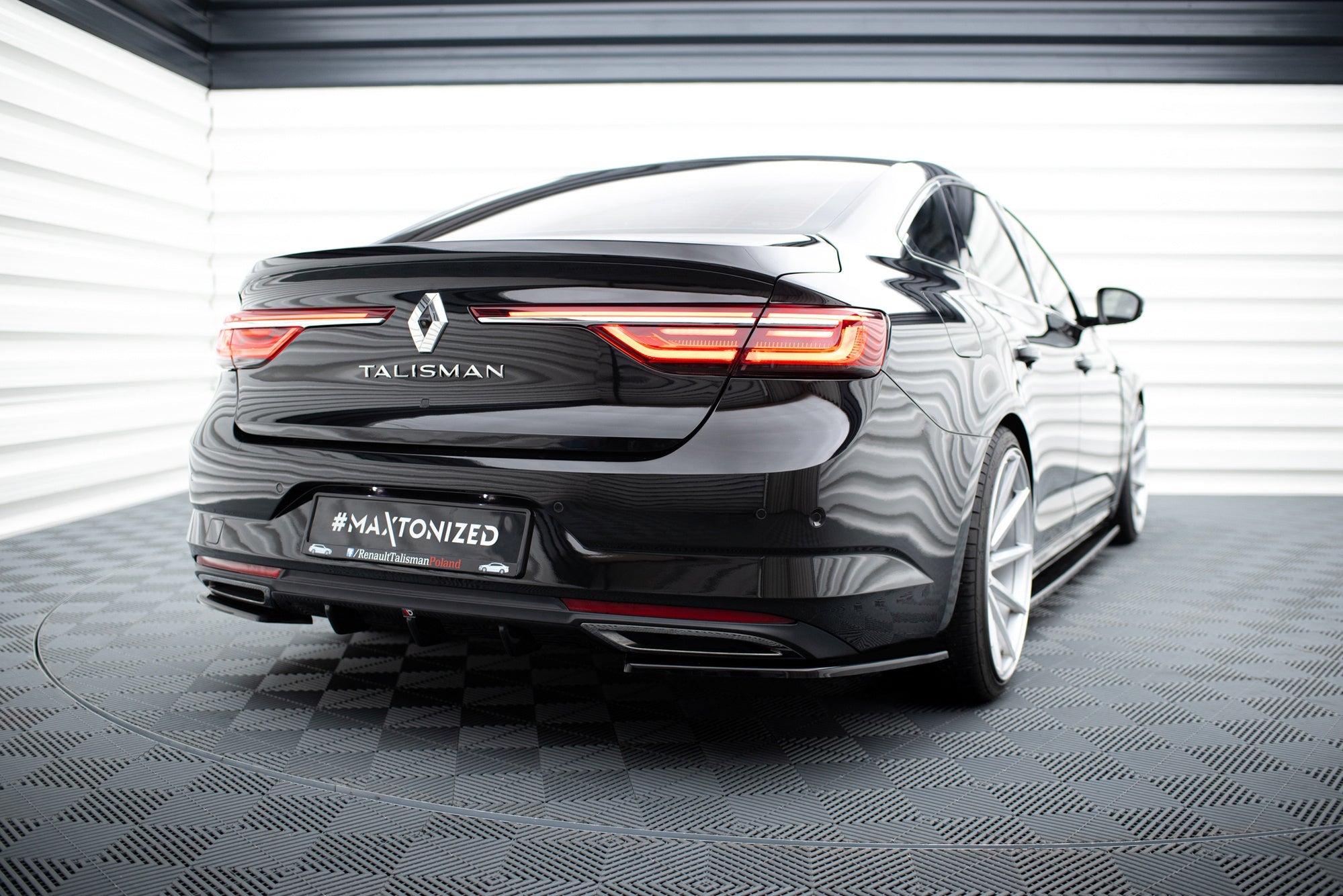 Prelungire splitter bara spate Renault Talisman 2015- v1 - Maxton Design