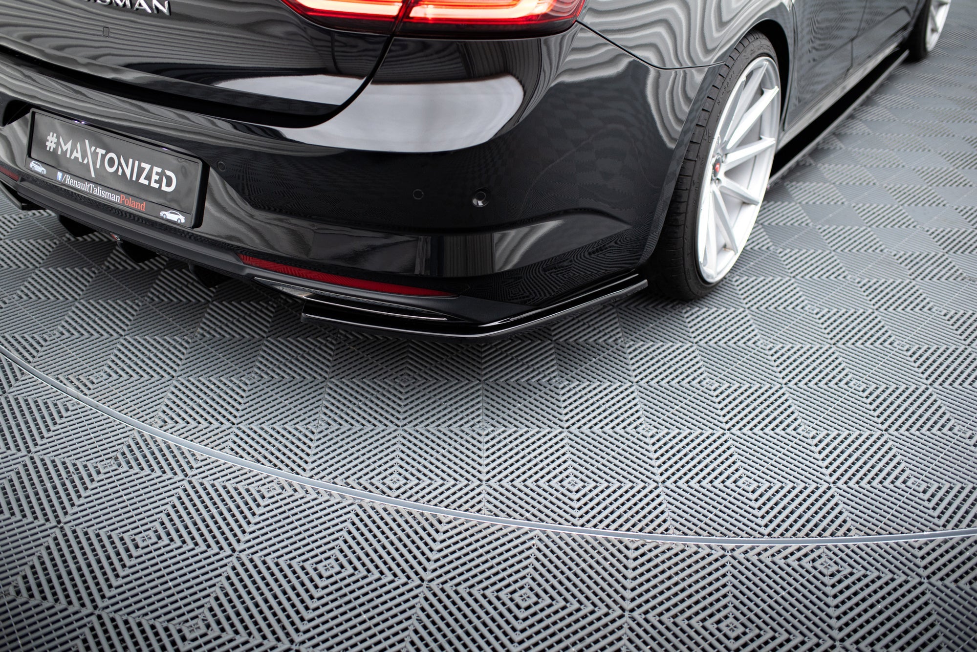 Prelungire splitter bara spate Renault Talisman 2015- v1 - Maxton Design