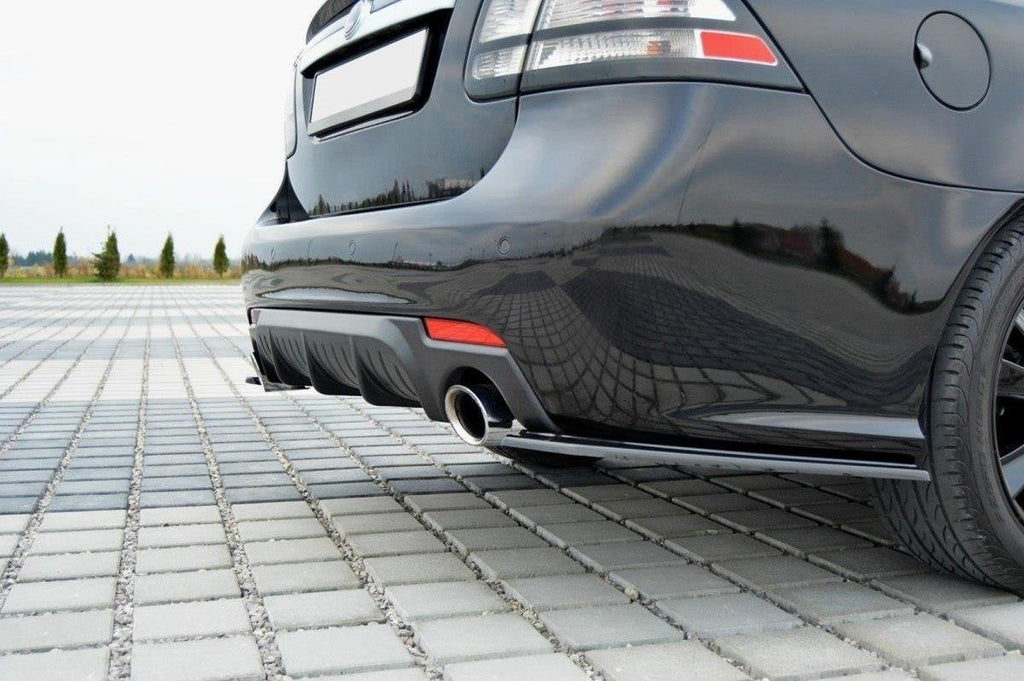 Prelungire splitter bara spate Saab 9-3 Aero Mk2 Facelift 2007-2012 v3 - Maxton Design