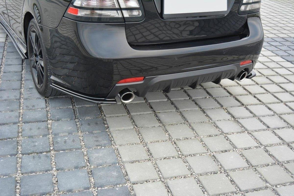Prelungire splitter bara spate Saab 9-3 Aero Mk2 Facelift 2007-2012 v3 - Maxton Design