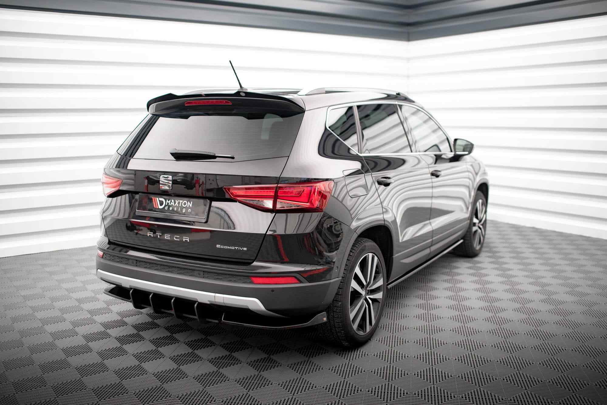 Prelungire splitter bara spate Seat Ateca Mk1 2016-2020 v1 - Maxton Design