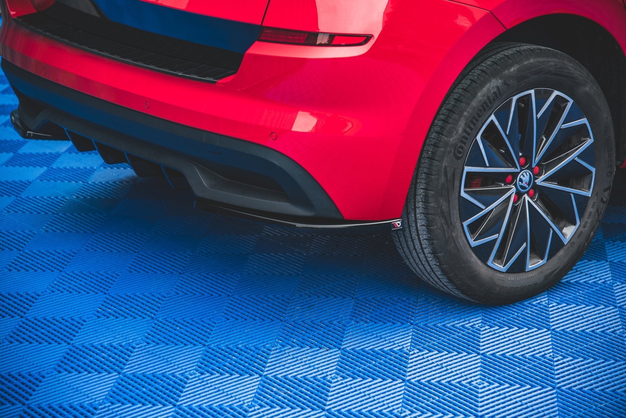Prelungire splitter bara spate Skoda Kamiq 2019- v1 - Maxton Design