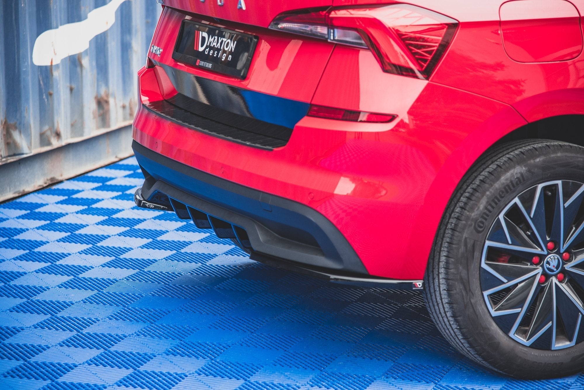 Prelungire splitter bara spate Skoda Kamiq 2019- v1 - Maxton Design