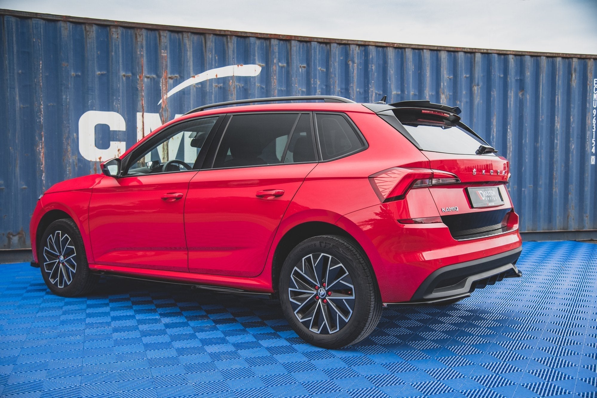 Prelungire splitter bara spate Skoda Kamiq 2019- v1 - Maxton Design