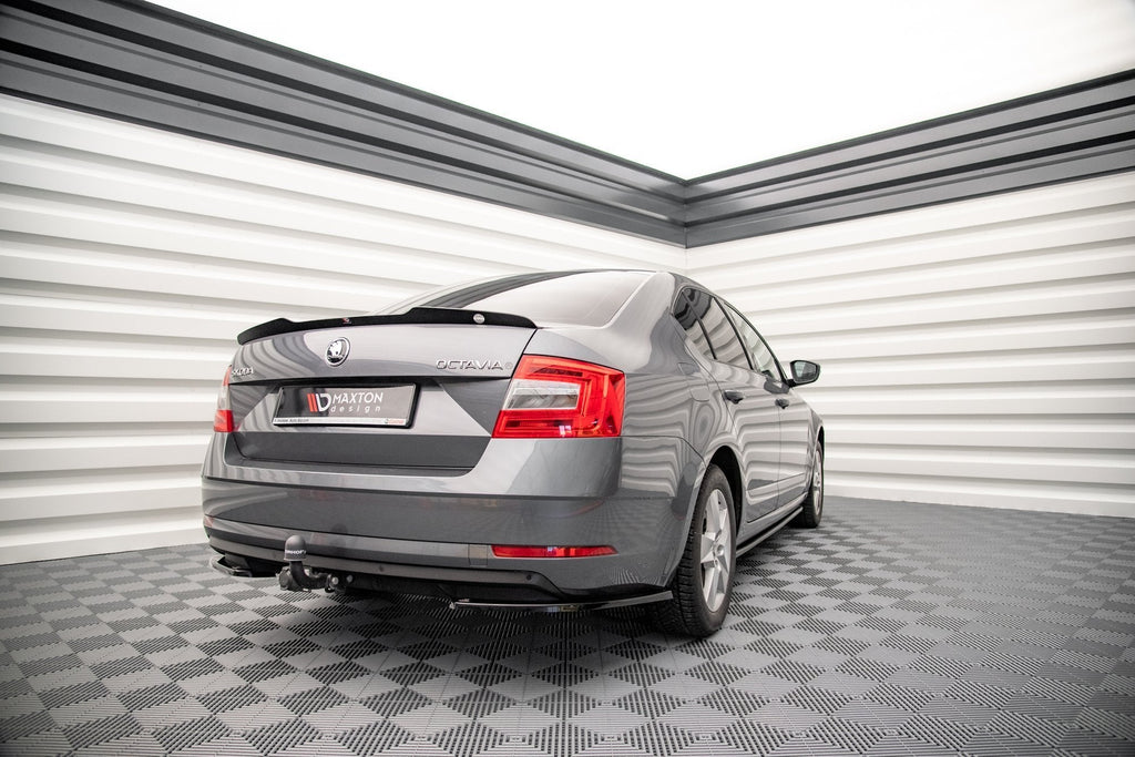 Prelungire splitter bara spate Skoda Octavia Mk3 Facelift 2016-2020 v10 - Maxton Design