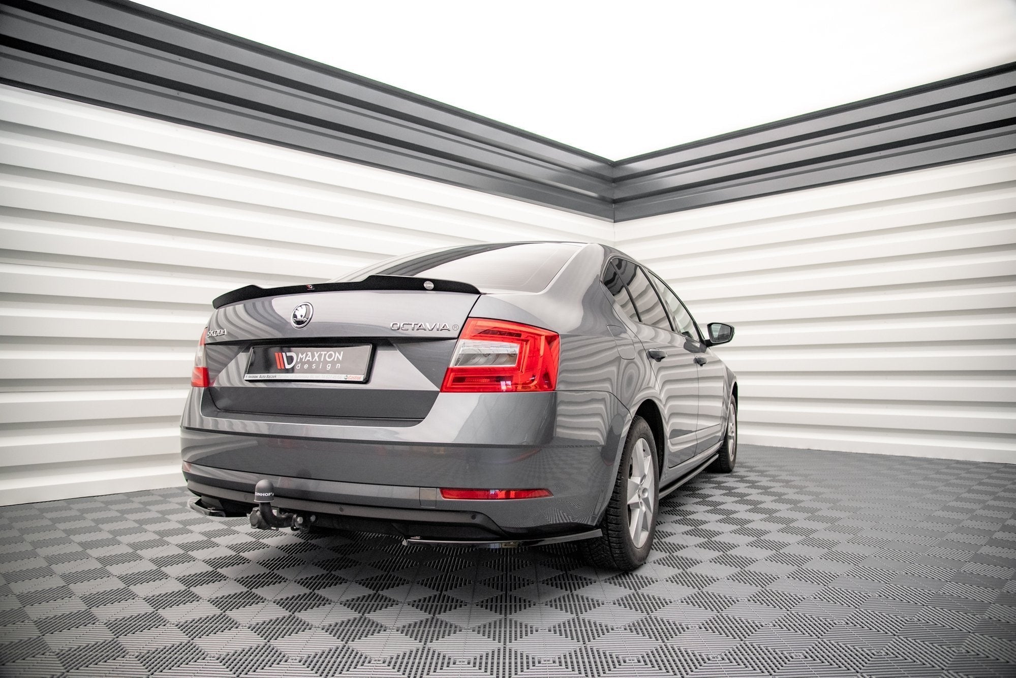 Prelungire splitter bara spate Skoda Octavia Mk3 Facelift 2016-2020 v10 - Maxton Design