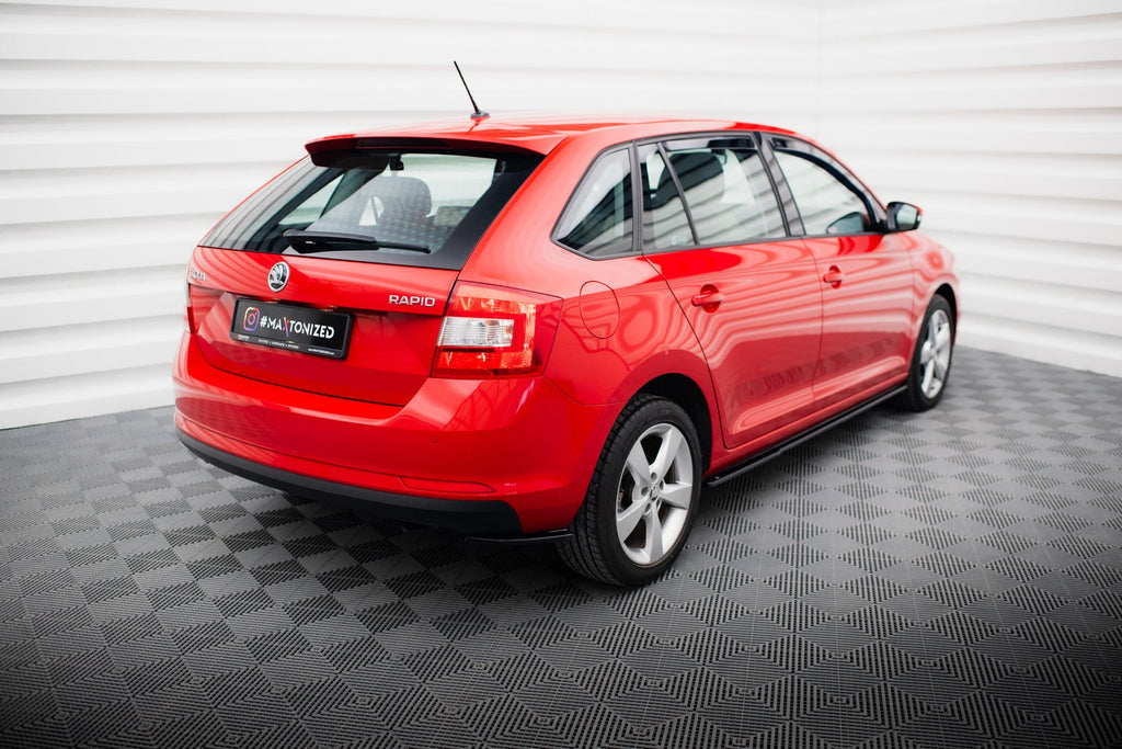Prelungire splitter bara spate Skoda Rapid Spaceback 2013-2019 v1 - Maxton Design