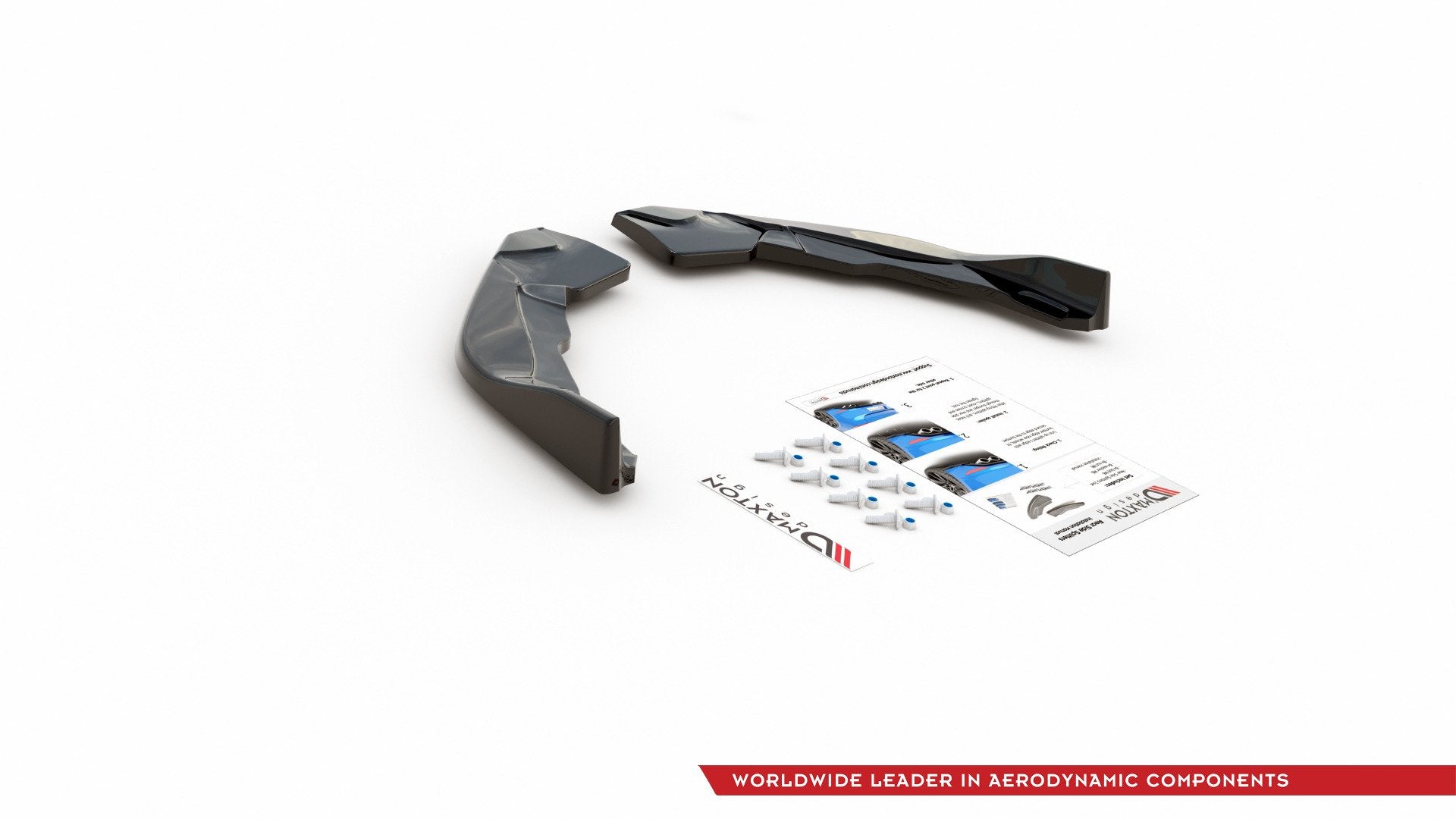 Prelungire splitter bara spate Toyota Corolla XII Hatchback 2019- v3 - Maxton Design