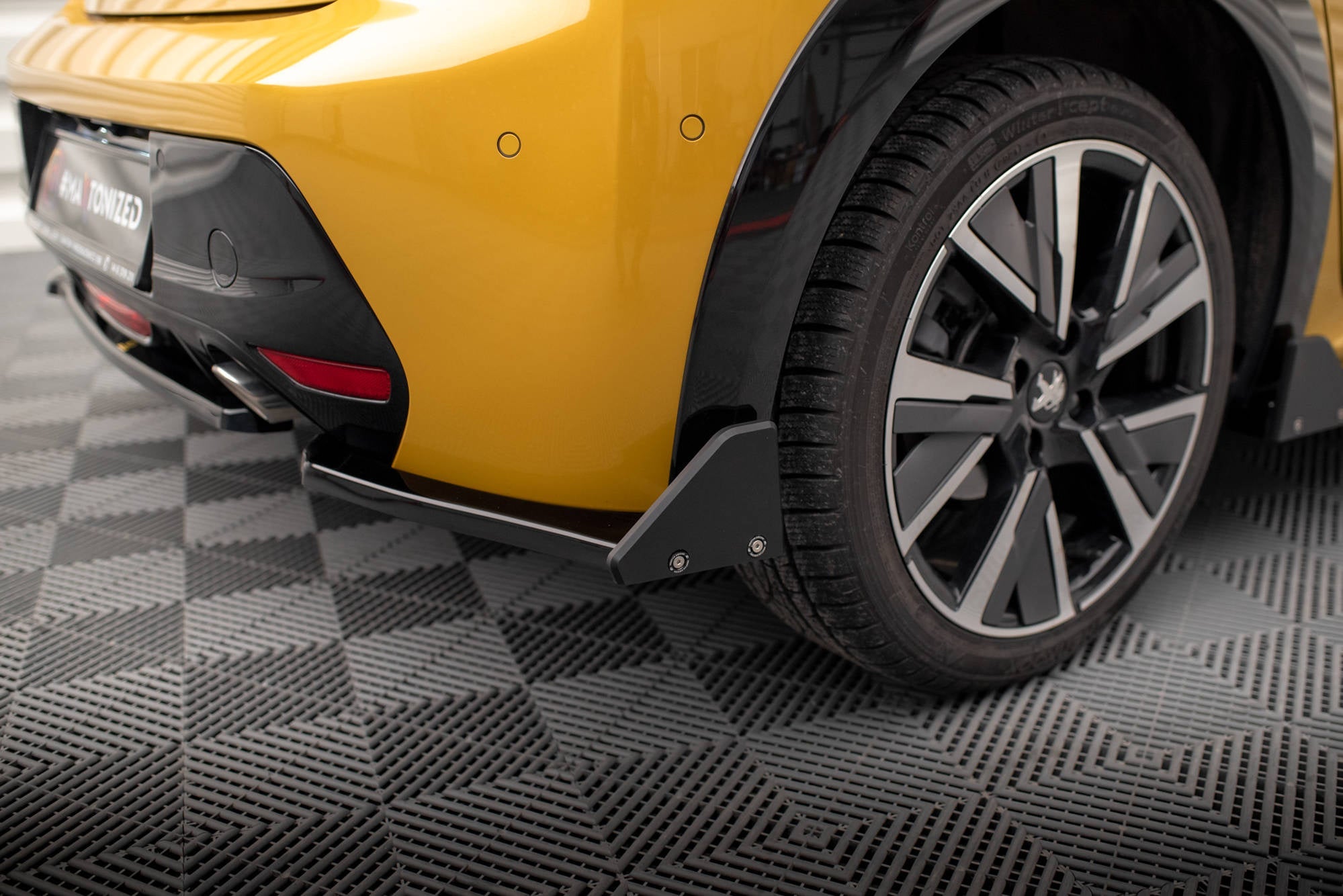 Prelungire splitter bara spate si flapsuri Peugeot 208 GT Mk2 2019- v6 - Maxton Design