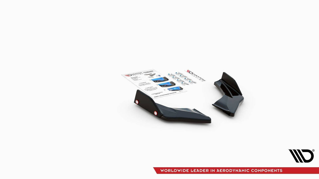 Prelungire splitter bara spate si flapsuri Volkswagen Golf 8 GTI Clubsport 2020- v22 - Maxton Design