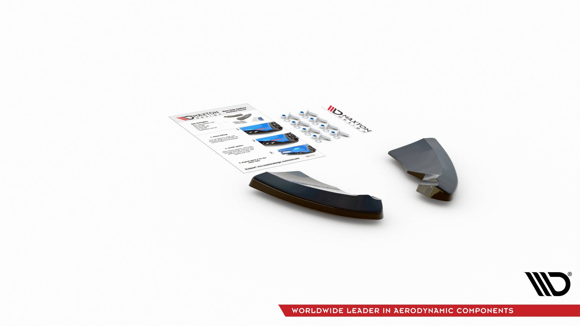 Prelungire splitter bara spate Opel Astra J GTC OPC-Line 2011-2018 v3 - Maxton Design