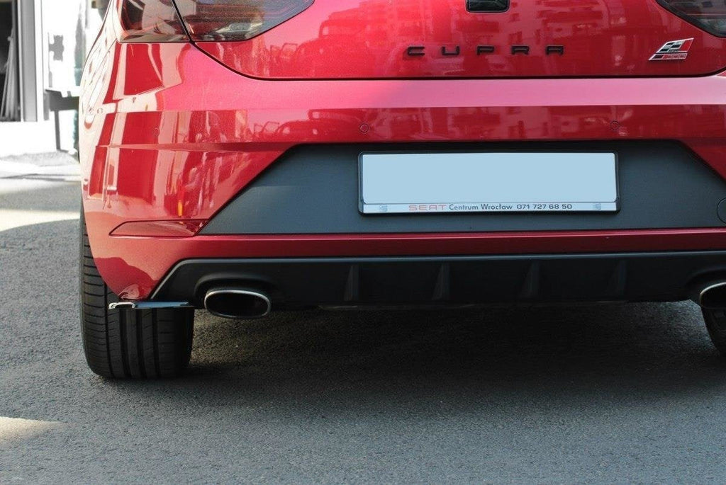 Prelungire splitter bara spate Seat Leon 5F Mk3 Cupra Facelift 2017-2020 v3 - Maxton Design