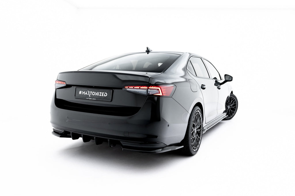 Prelungire splitter bara spate Skoda Superb Mk4 2024- v2 - Maxton Design