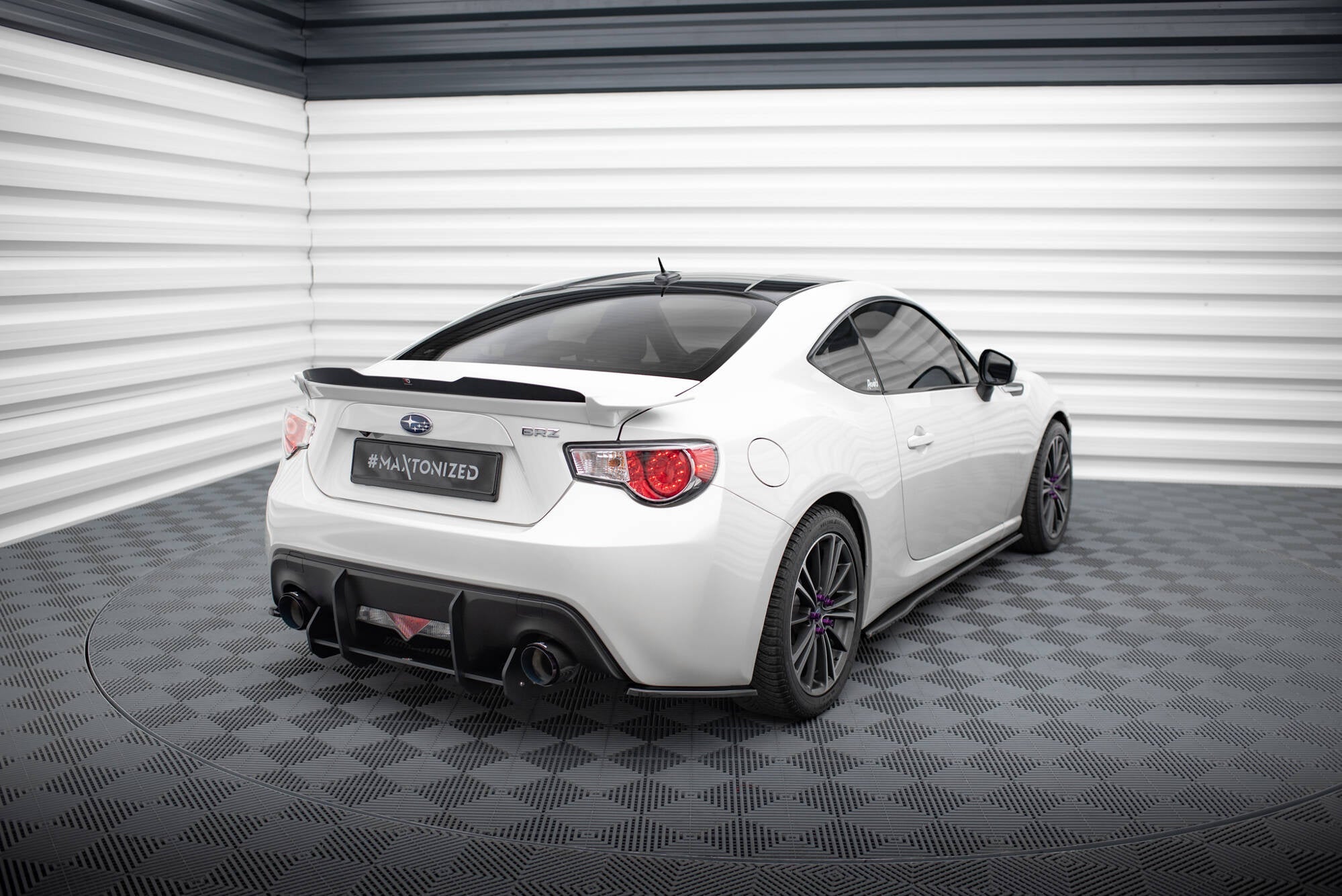 Prelungire splitter bara spate Subaru BRZ Facelift 2017- v2 - Maxton Design