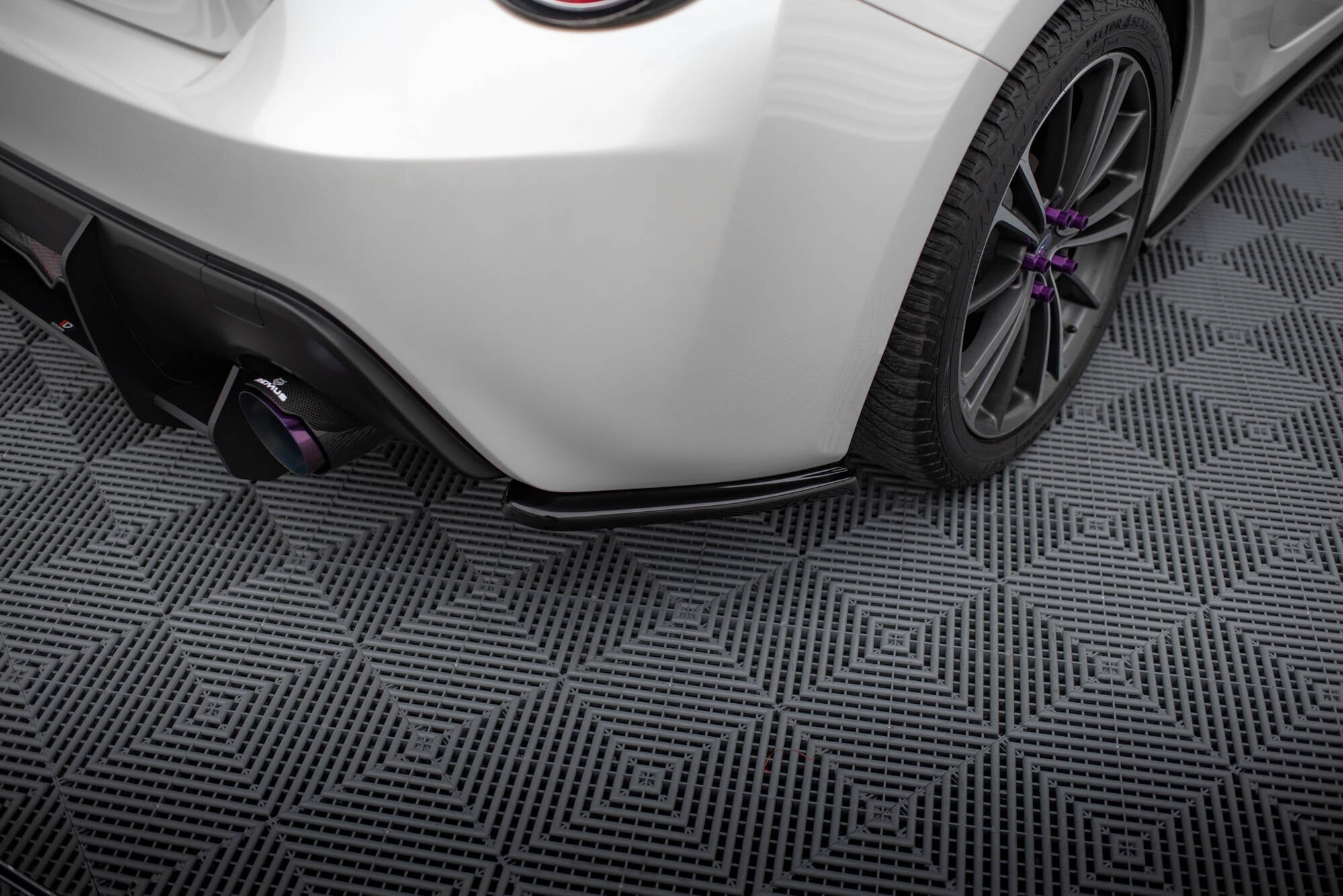 Prelungire splitter bara spate Subaru BRZ Facelift 2017- v2 - Maxton Design