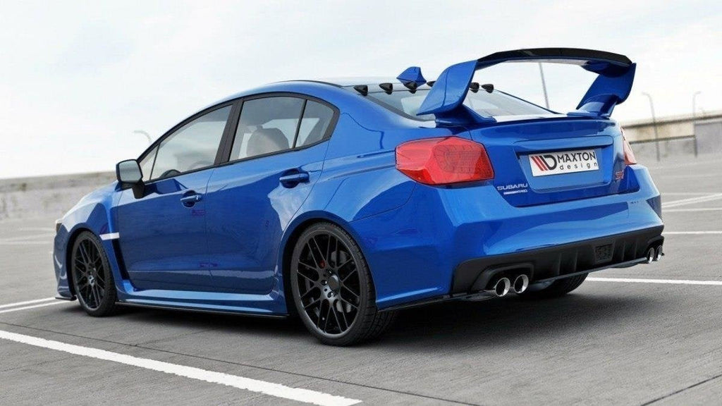 Prelungire splitter bara spate Subaru Impreza Mk4 WRX STI 2014-2016 v7 - Maxton Design