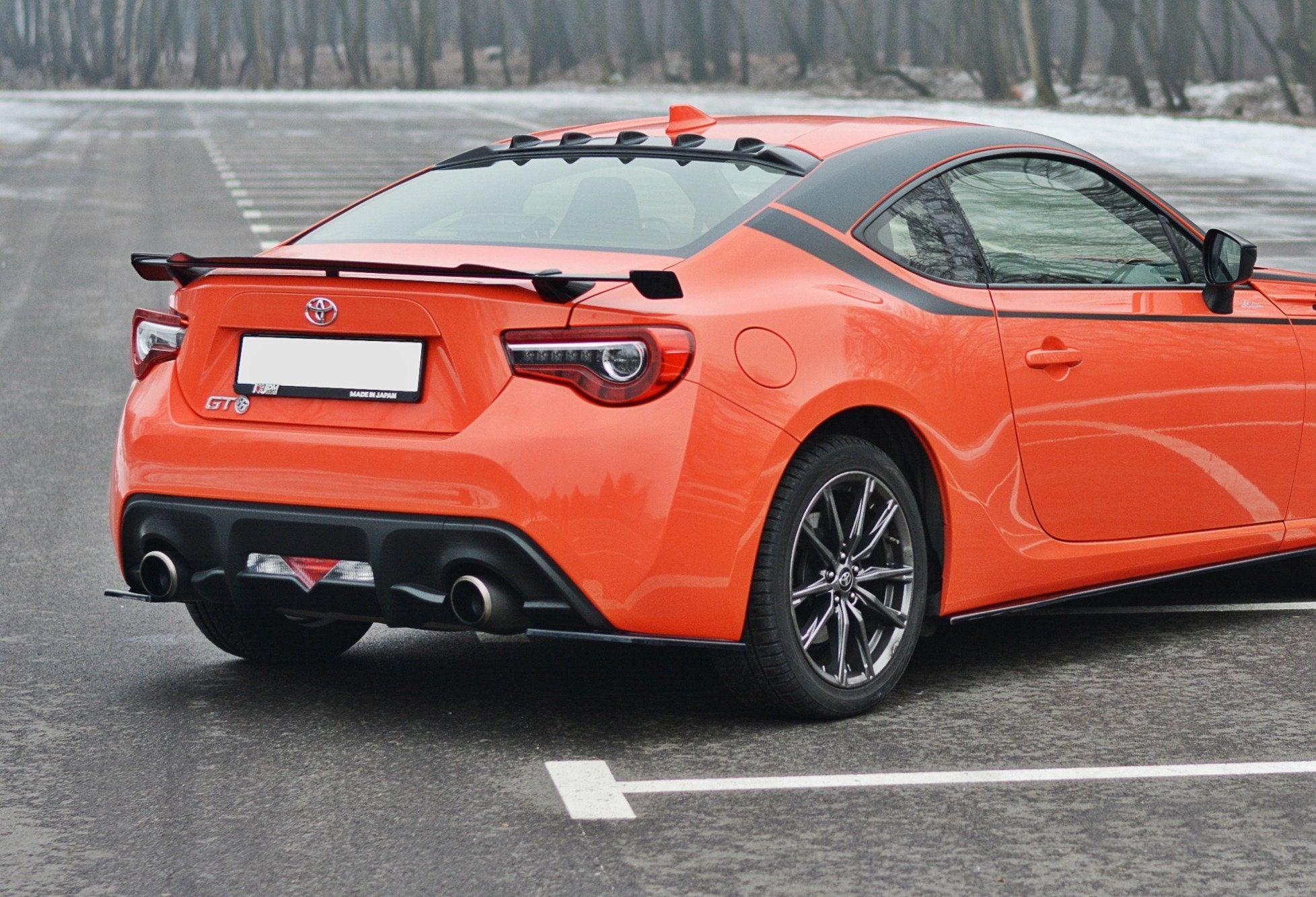 Prelungire splitter bara spate Toyota GT86 Facelift 2017- v2 - Maxton Design