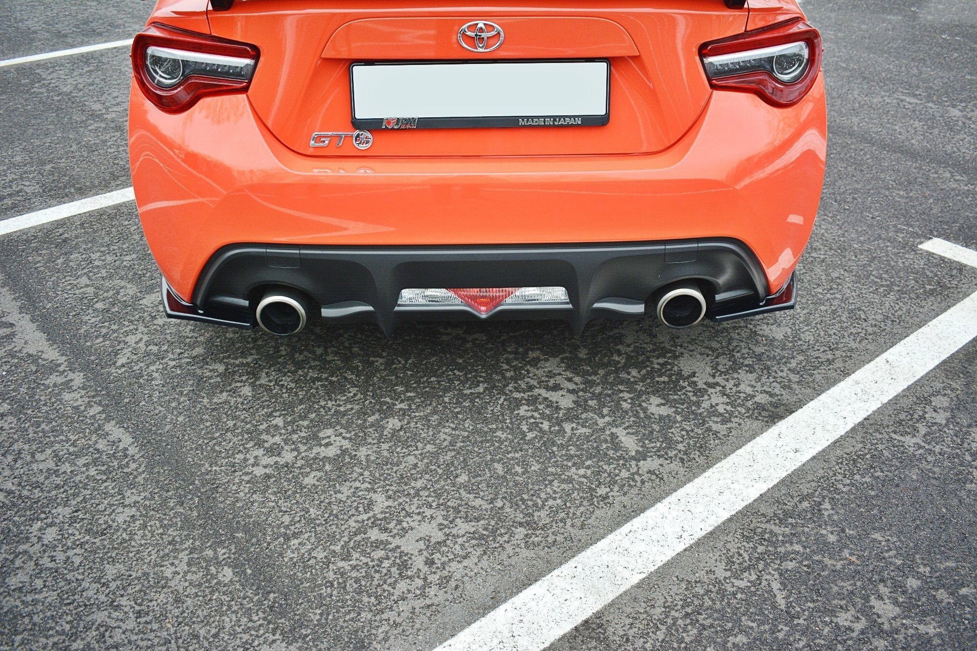 Prelungire splitter bara spate Toyota GT86 Facelift 2017- v2 - Maxton Design