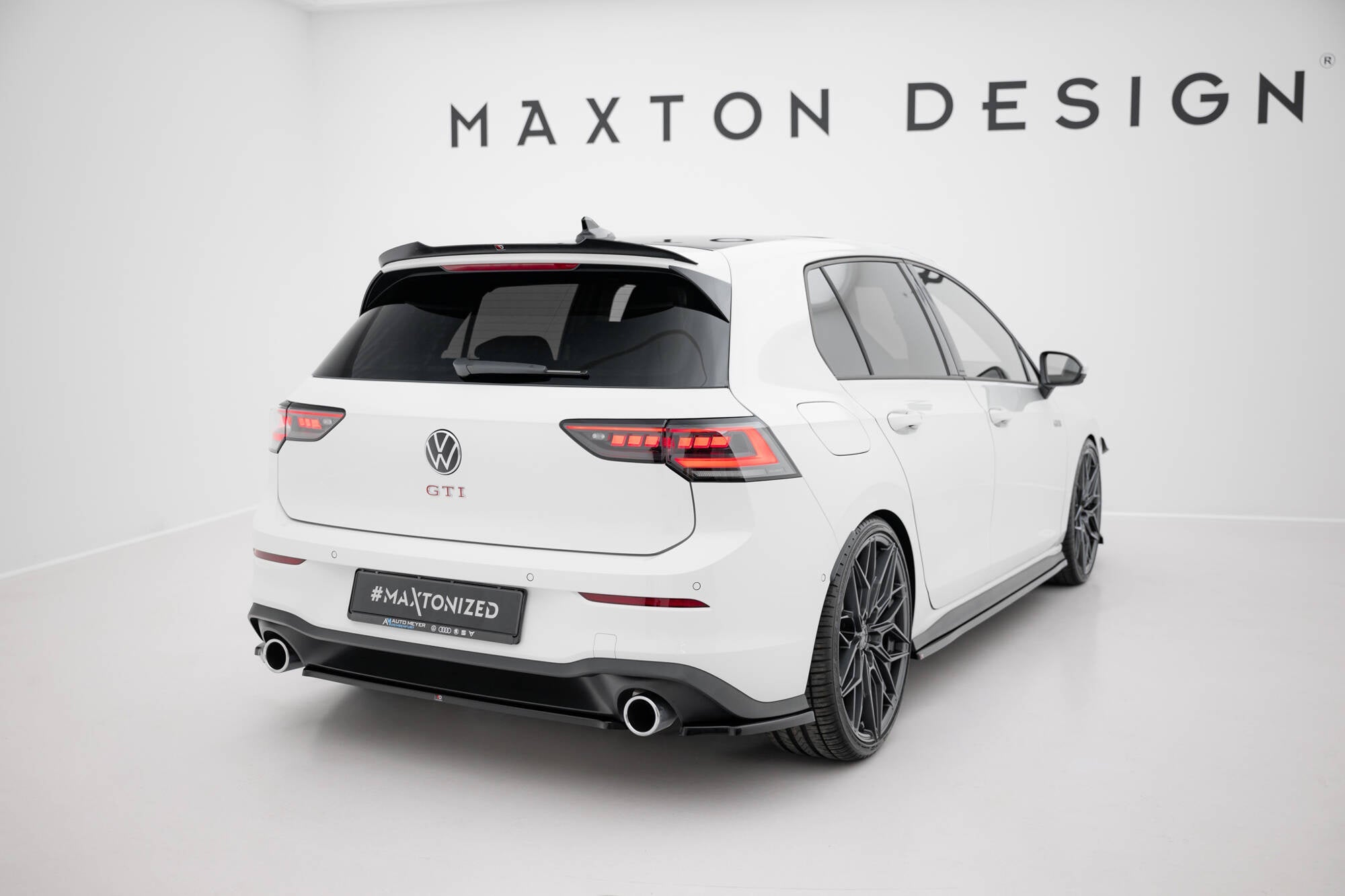 Prelungire splitter bara spate Volkswagen Golf 8 GTI 2020- v10 - Maxton Design