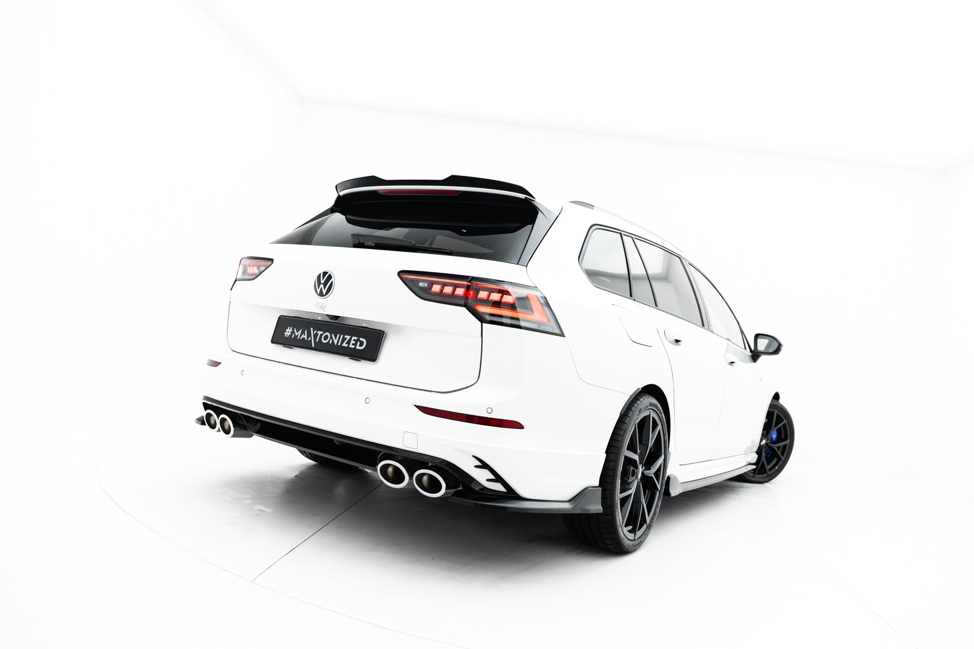 Prelungire splitter bara spate Volkswagen Golf R Variant Mk8 / Mk8 Facelift 2020- v62 - Maxton Design
